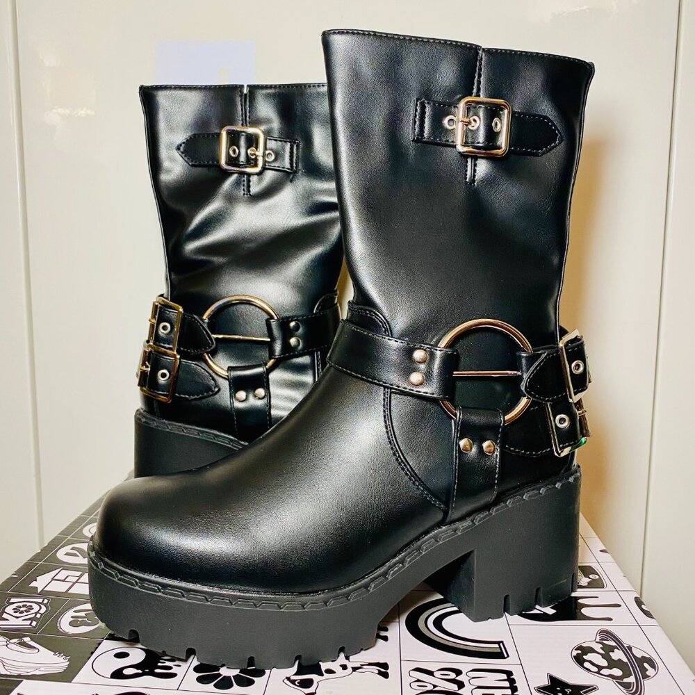 Koi O-Ring Strap/Oblivion Grunge Switch Boots - Picture 2 of 5